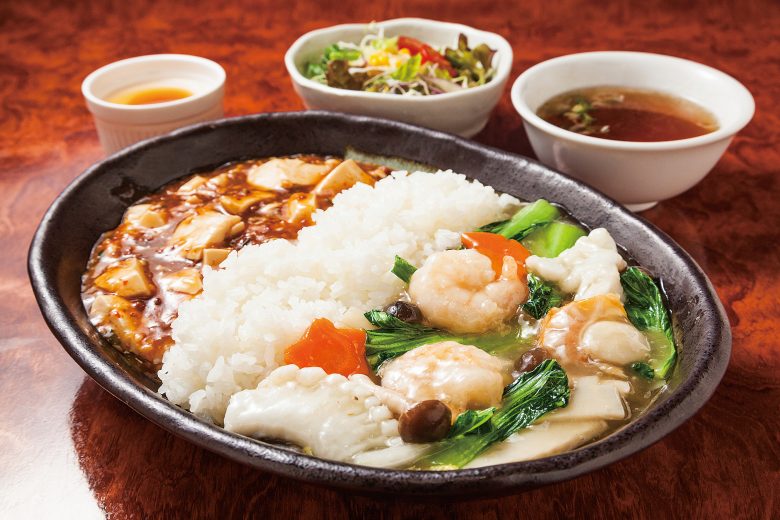 中国家庭料理 花りん／【2019】麻婆・海鮮二色中華丼｜【公式】南魚沼