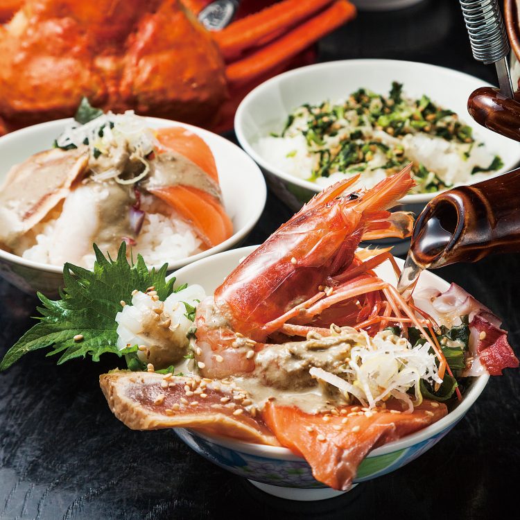 【2019】元祖!!かに味噌醤油!?で食べる…。 海鮮小茶碗で三杯丼