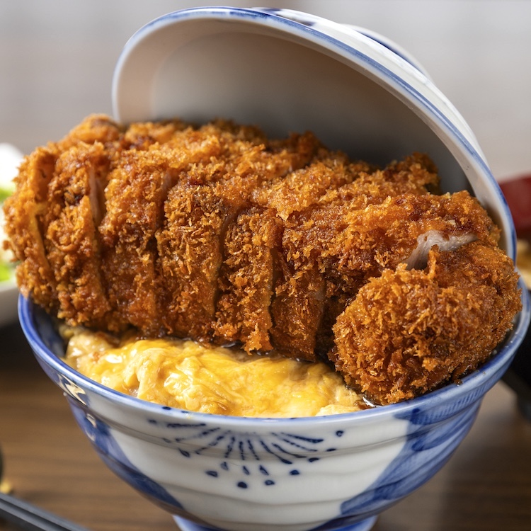 (日本語) 豚カツの１ポン丼～ン