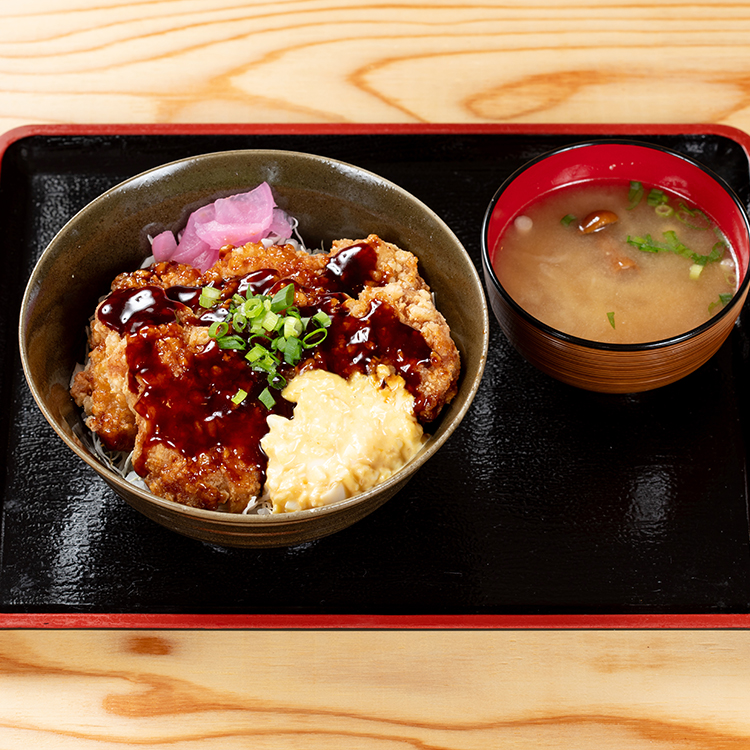 (日本語) 黒酢チキン南蛮丼