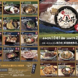 南魚沼、本気丼パンフレット2024年版です