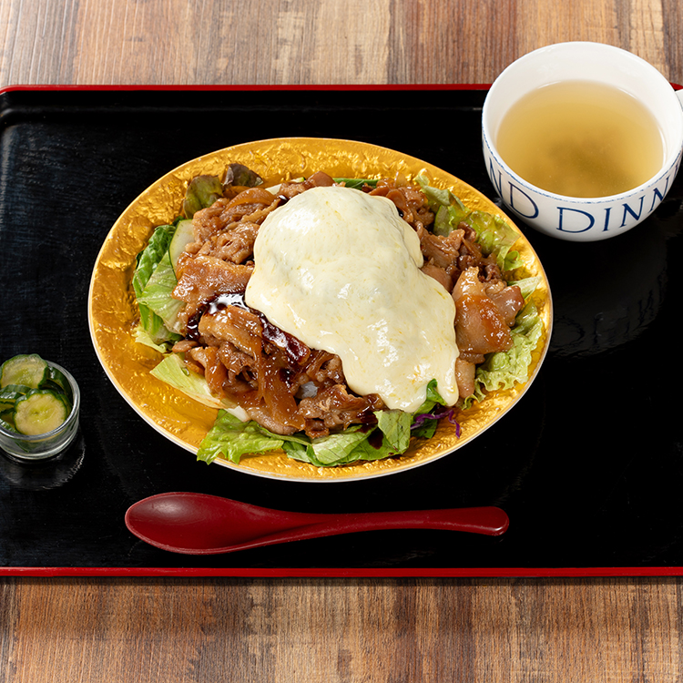 魚沼三山肉盛りボルケーノ丼